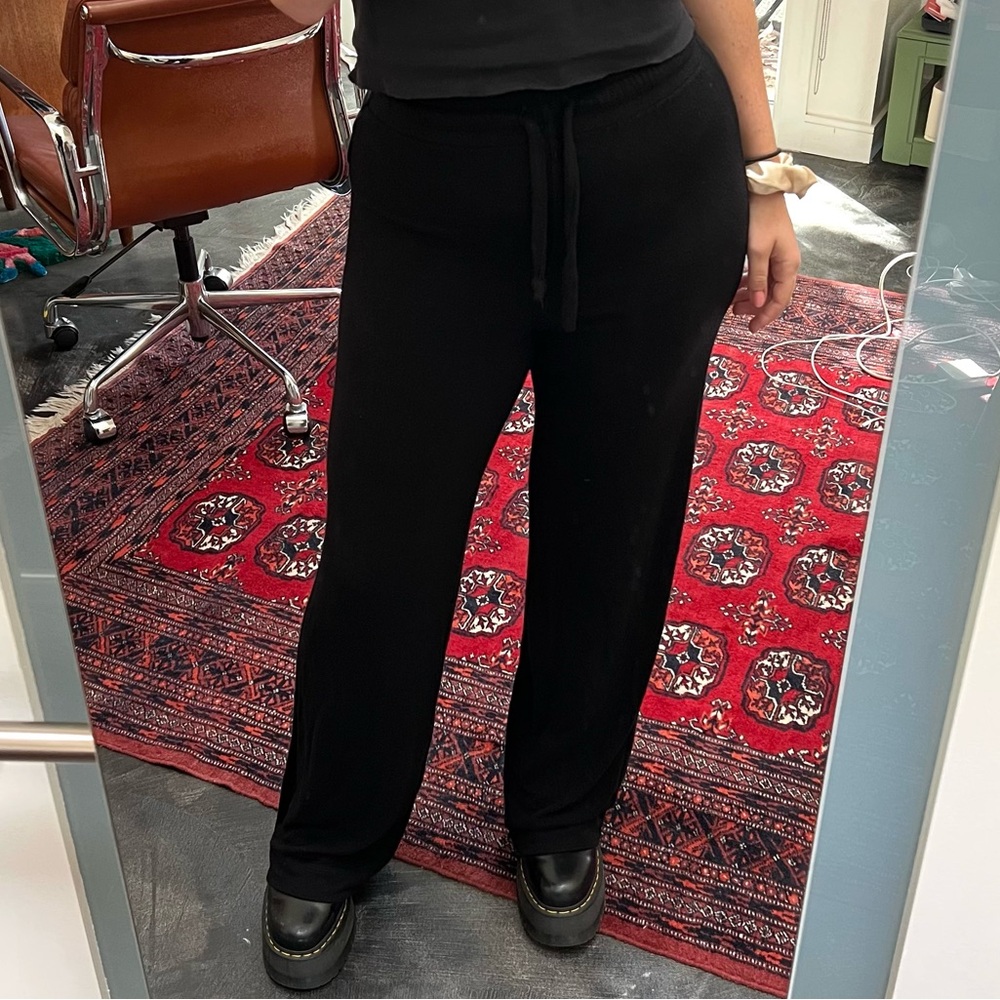 Leset Wideleg Drawstring Pants